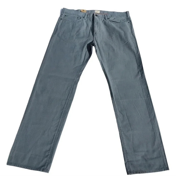 NWT Dockers Pacific 5 Pocket Straight Fit Grey Pants Men W38 L34 - Picture 1 of 10